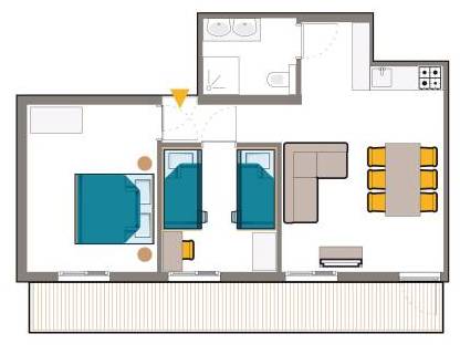 Plattegrond Laijola appartement 102