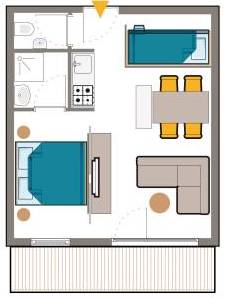 Plattegrond Laijola appartement 109