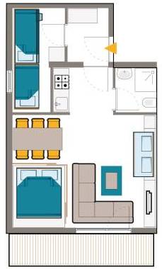 Plattegrond Laijola appartement 113
