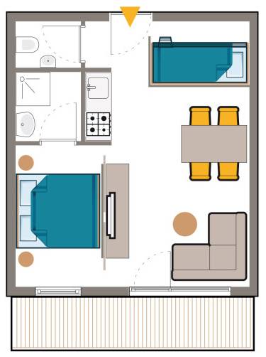 Plattegrond Laijola appartement 114
