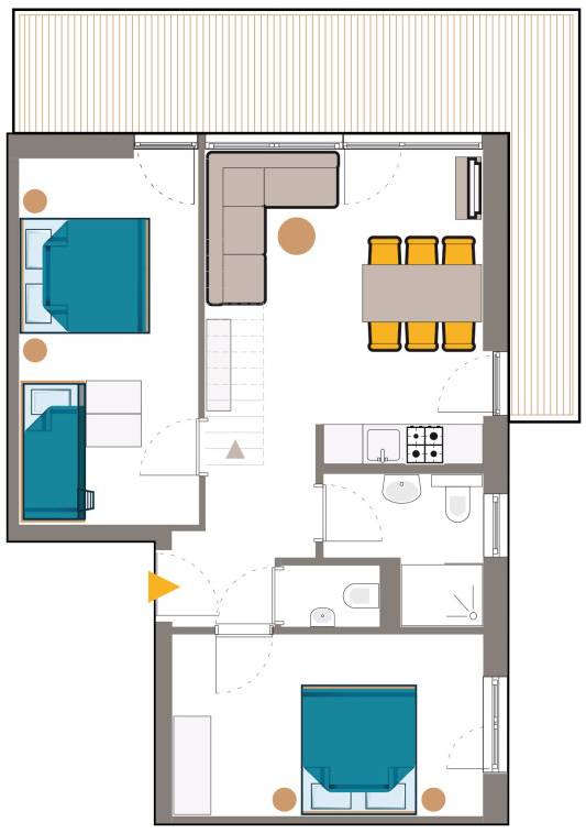 Plattegrond Laijola appartement 209